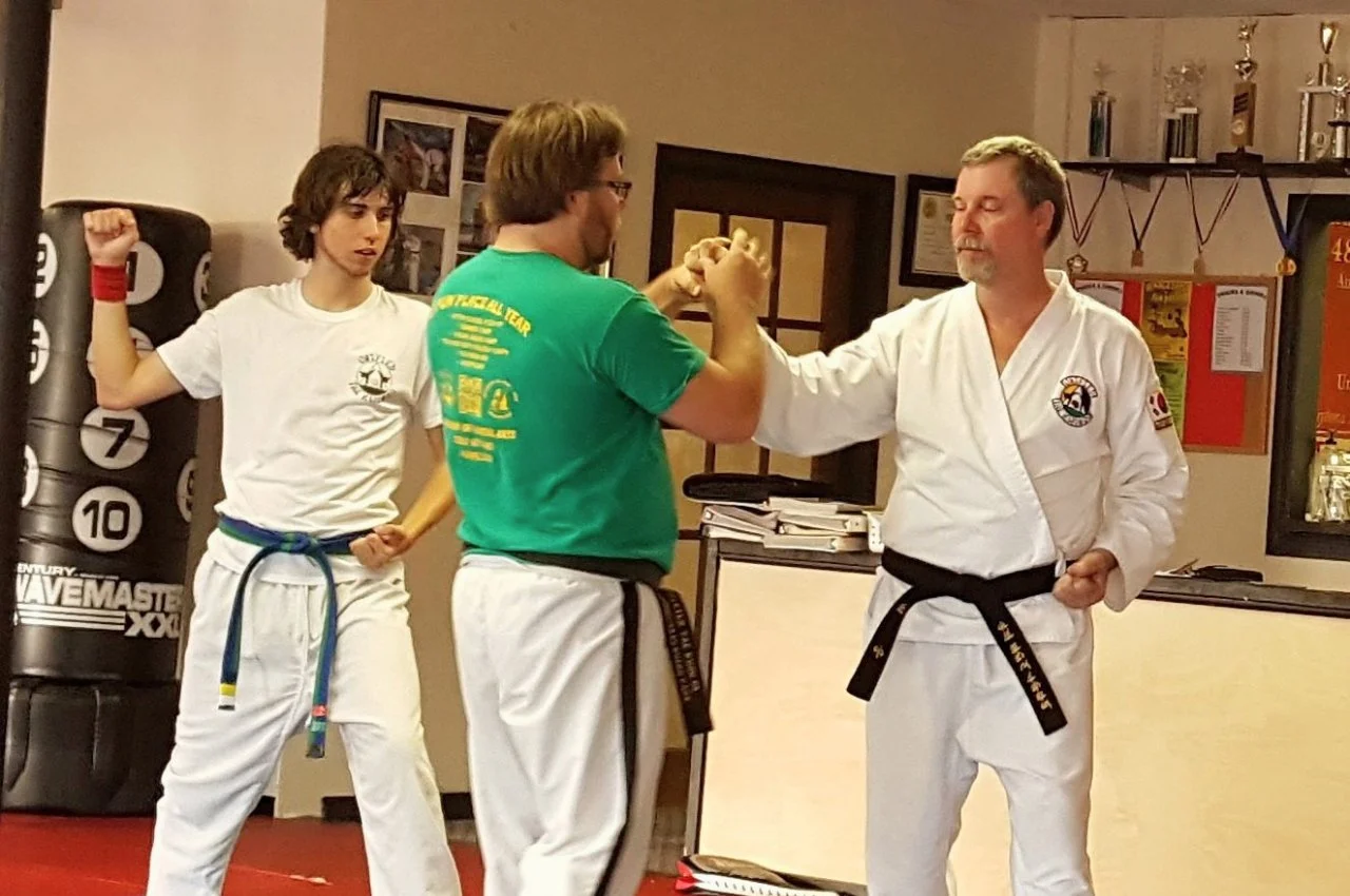 Adult martial arts class at Academy of Martial Arts Ormond