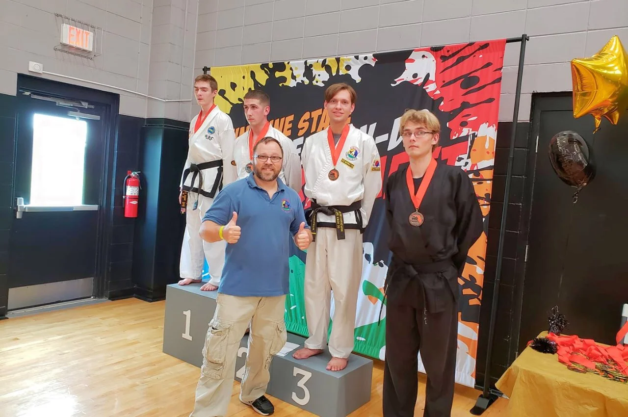 Adults learning self-defense at Academy of Martial Arts Ormond