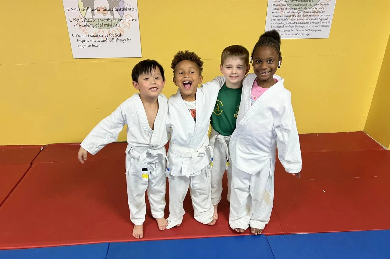 Junior martial arts class at Academy of Martial Arts Ormond